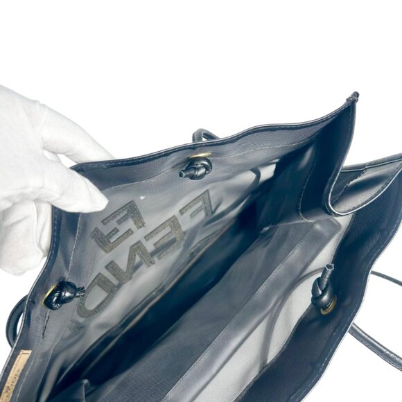💎✨Authentic✨💎Fendi Tote Bag Nylon Black - Picture 12 of 13
